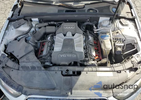 2014 Audi S4 Premium Plus из США, поврежденный, VIN WAUBGAFL8EA011693